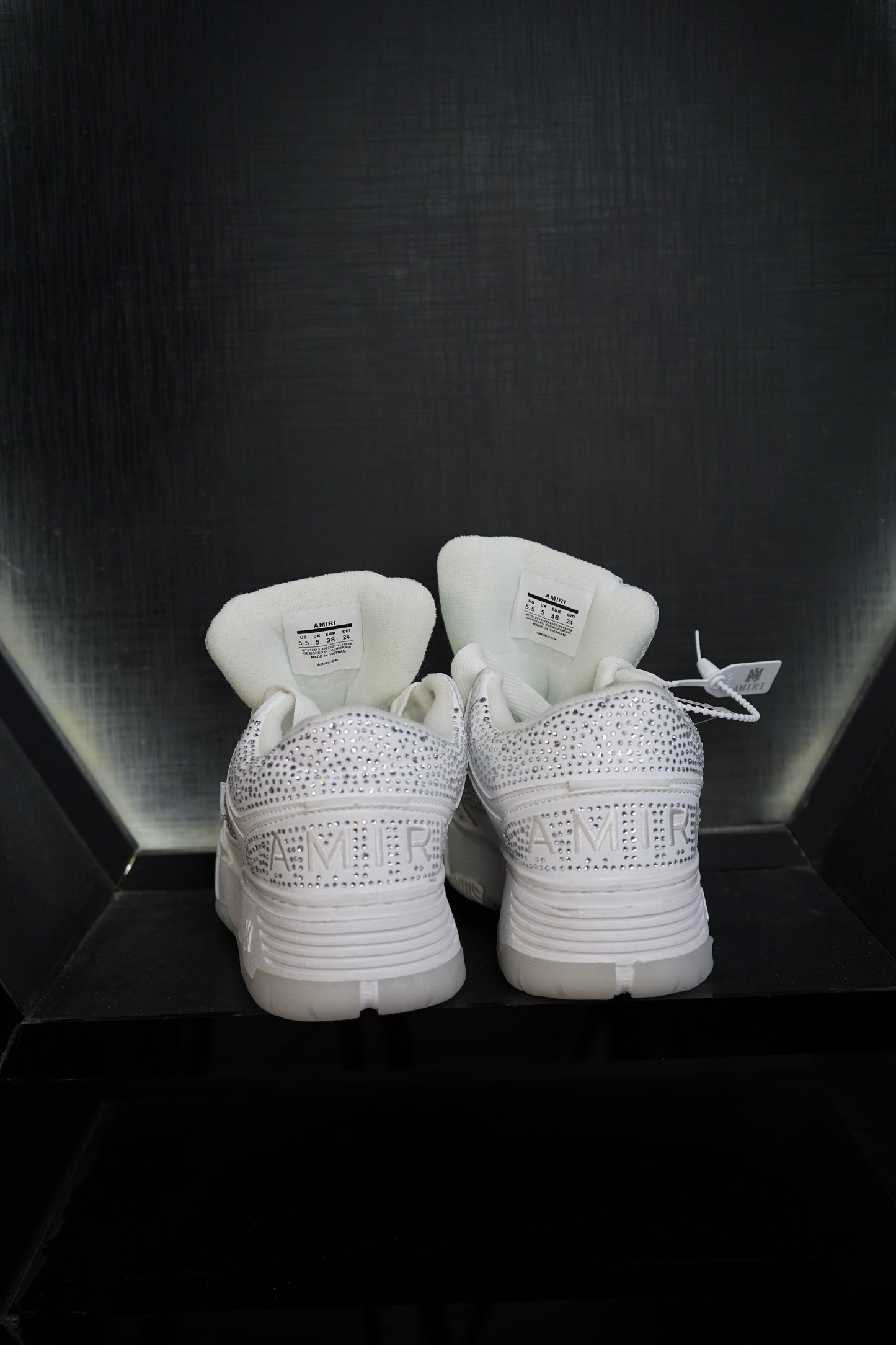 Zapatilla Amiri Brillo Blanca