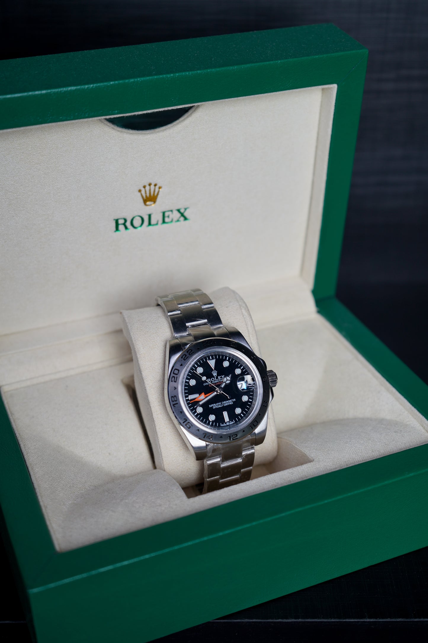 Rolex Explorer II Esfera Negra