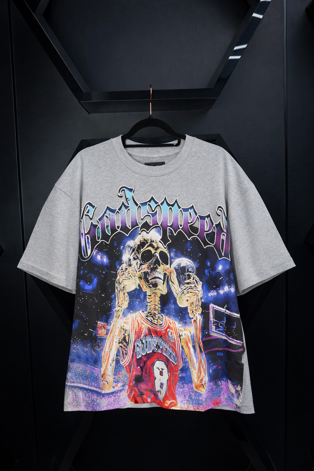 Remera Godspeed Skeleton