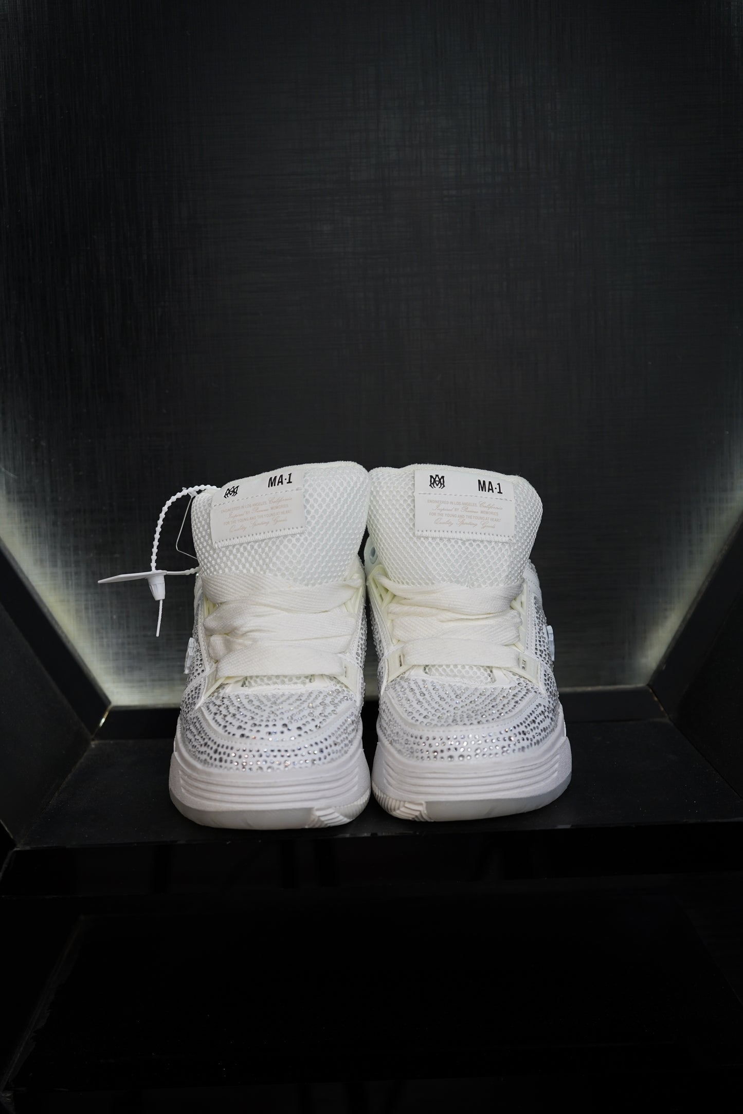 Zapatilla Amiri Brillo Blanca