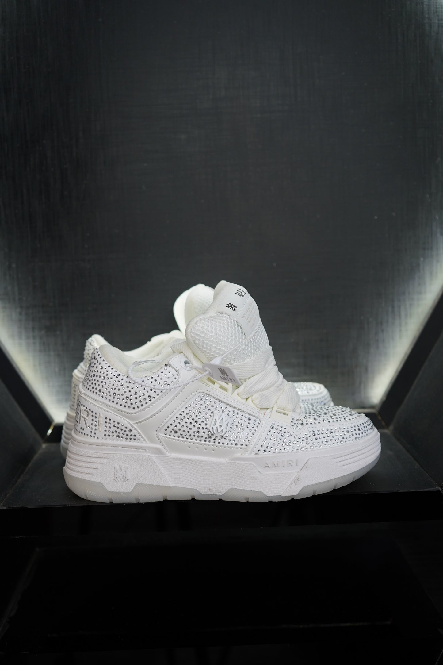 Zapatilla Amiri Brillo Blanca