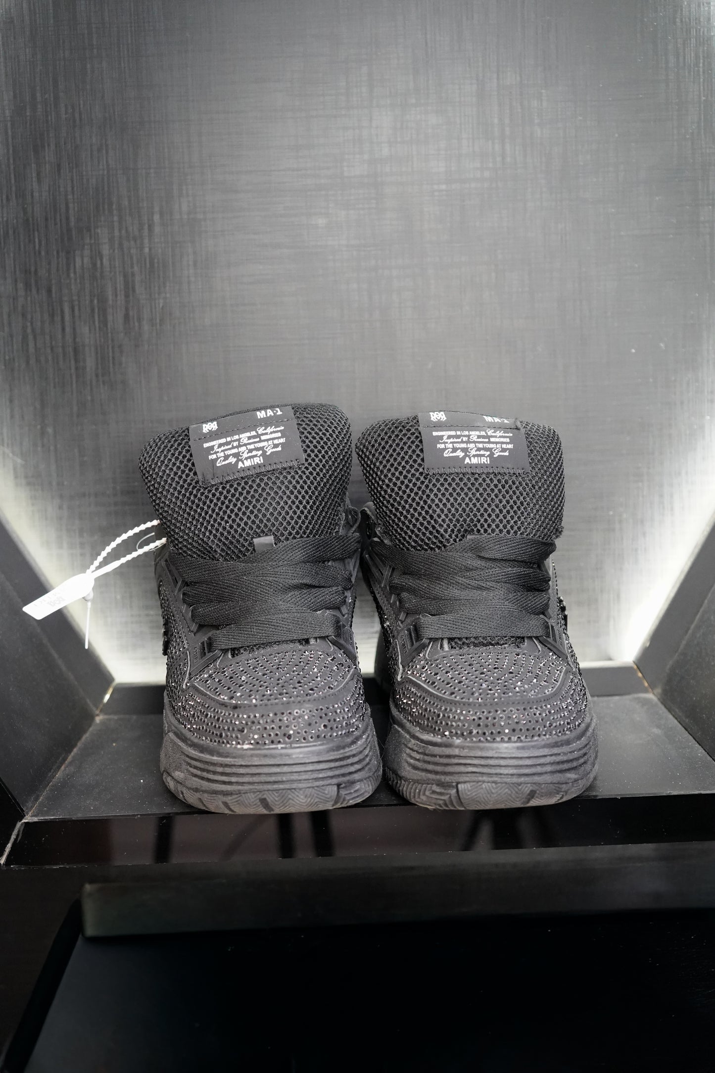 Zapatilla Amiri Brillo Negra