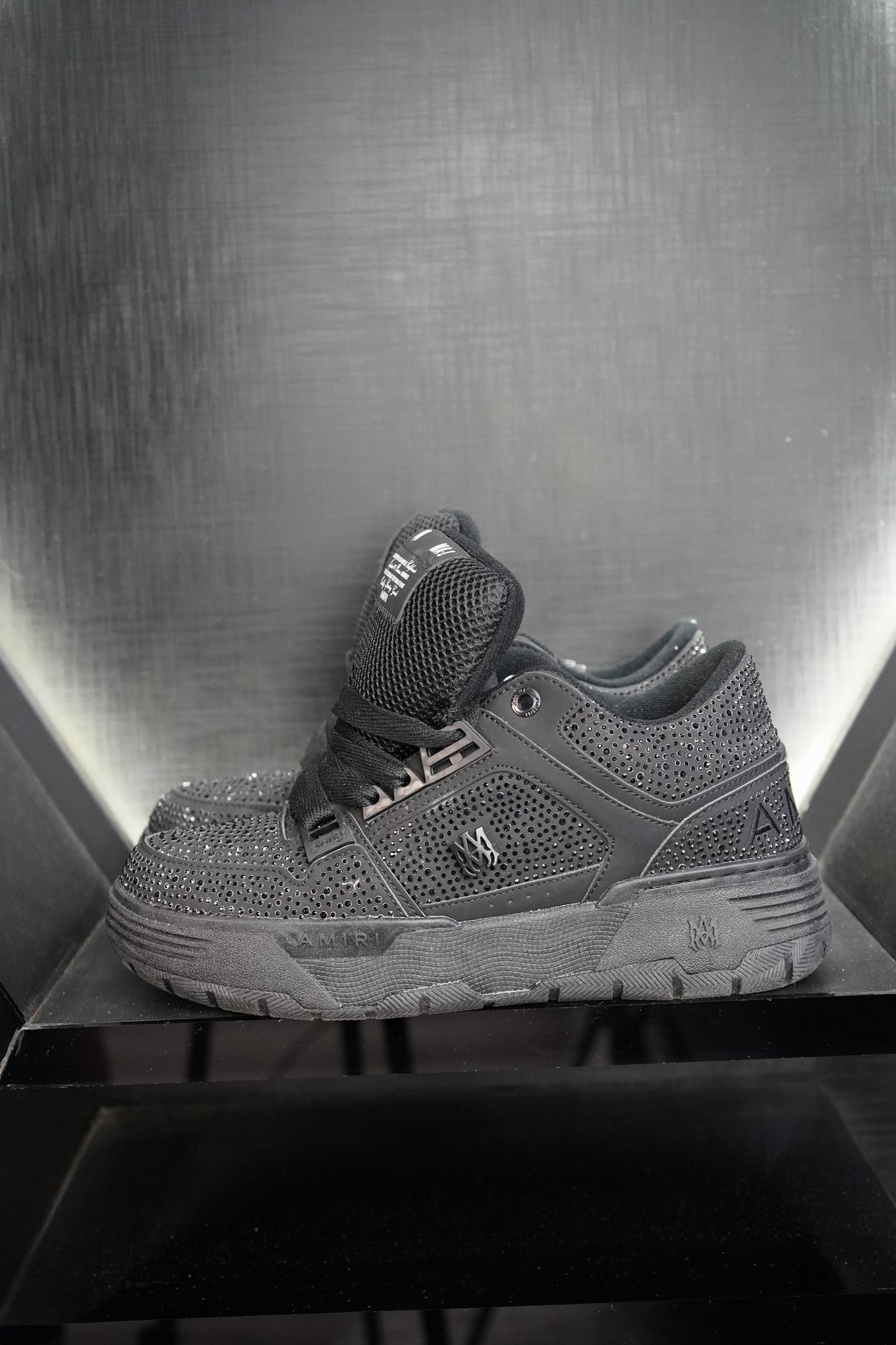 Zapatilla Amiri Brillo Negra