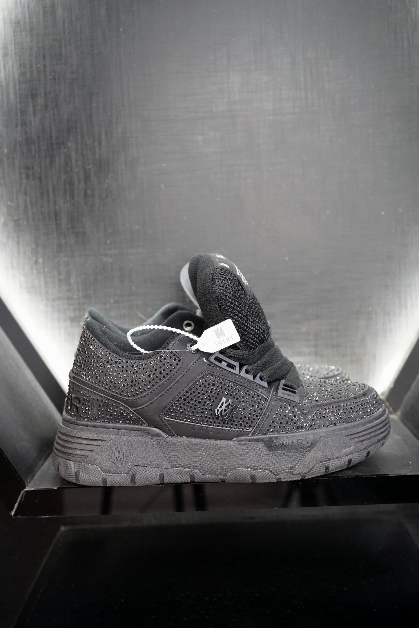 Zapatilla Amiri Brillo Negra