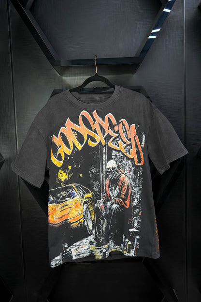 Remera Godspeed Graffiti