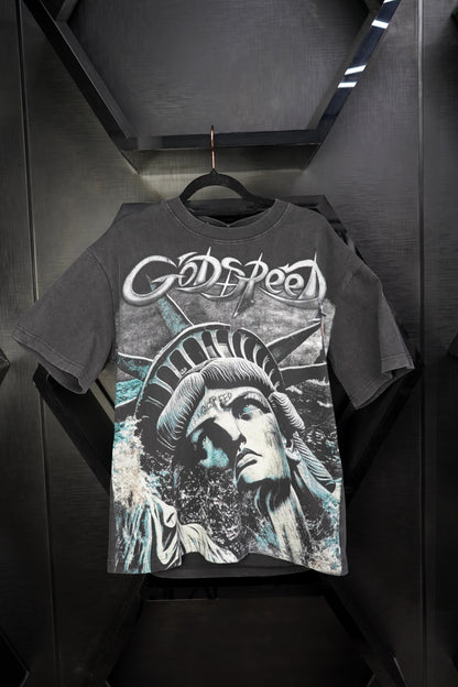 Remera Godspeed Liberty Red