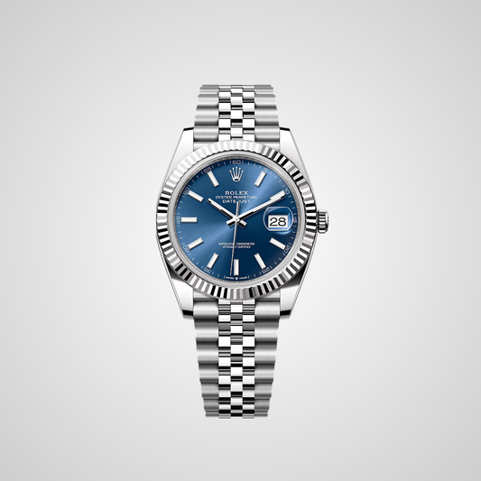 Rolex Datejust Blue Dial Fluted Bezel